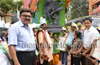 Stop littering campaign on car street